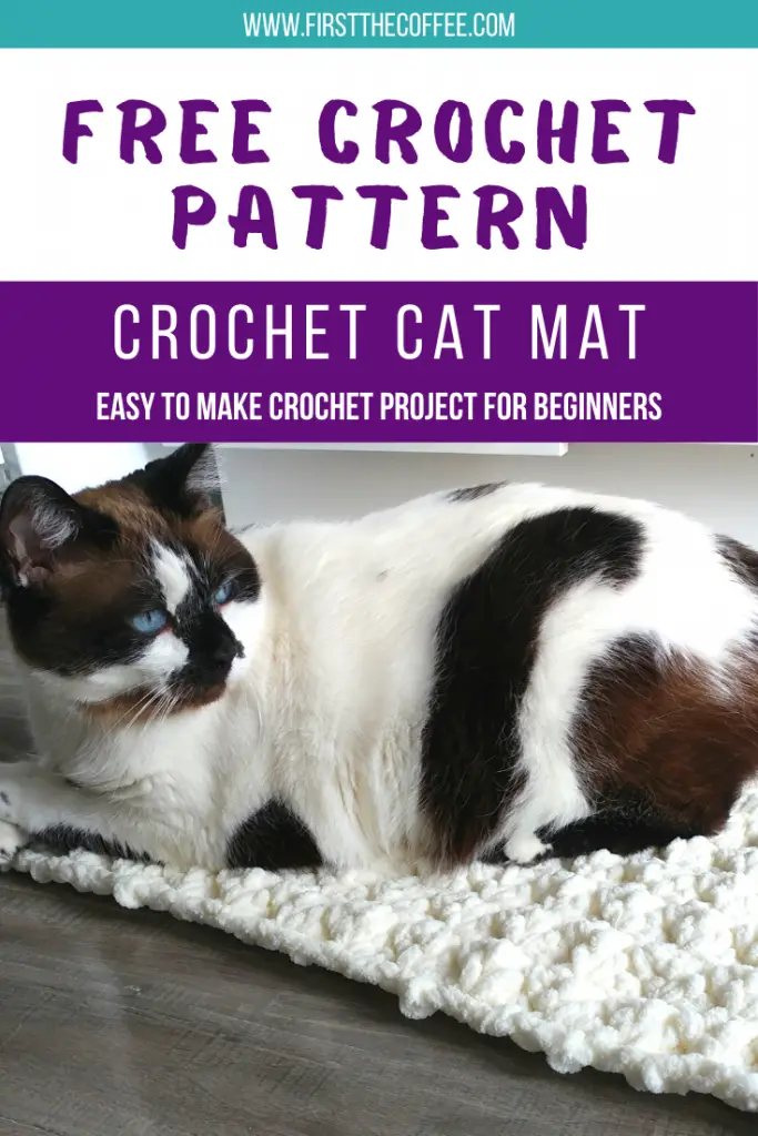 Crochet Cat Mat - Free Crochet Pattern