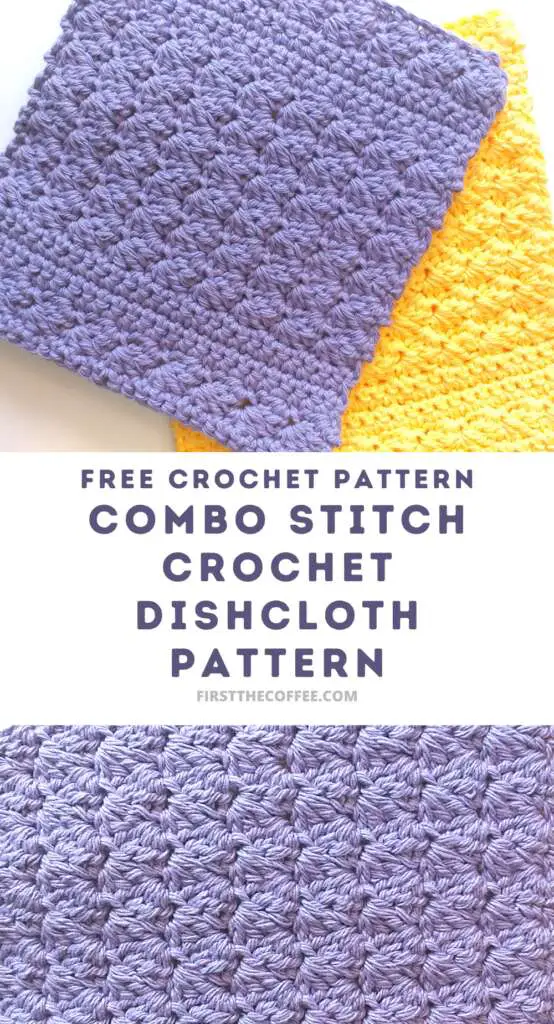 Combo Stitch Crochet Dishcloth Pattern