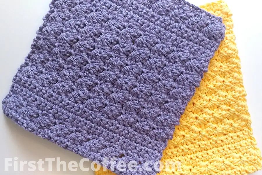 Combo Stitch Crochet Dishcloth - Free Crochet Dishcloth Pattern