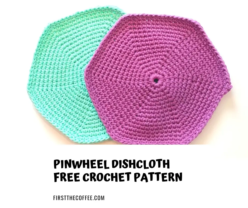 Free Pinwheel Crochet Dishcloth Pattern