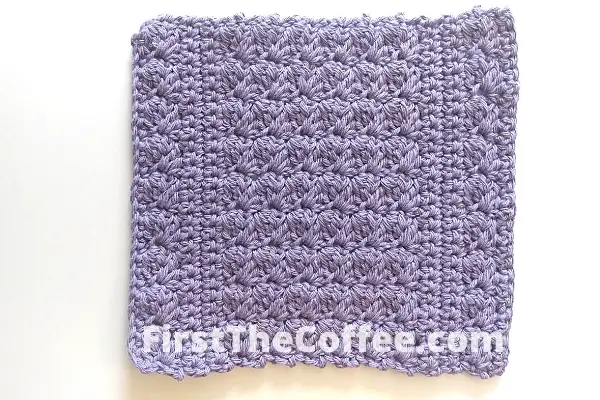 Combo Stitch Crochet Dishcloth