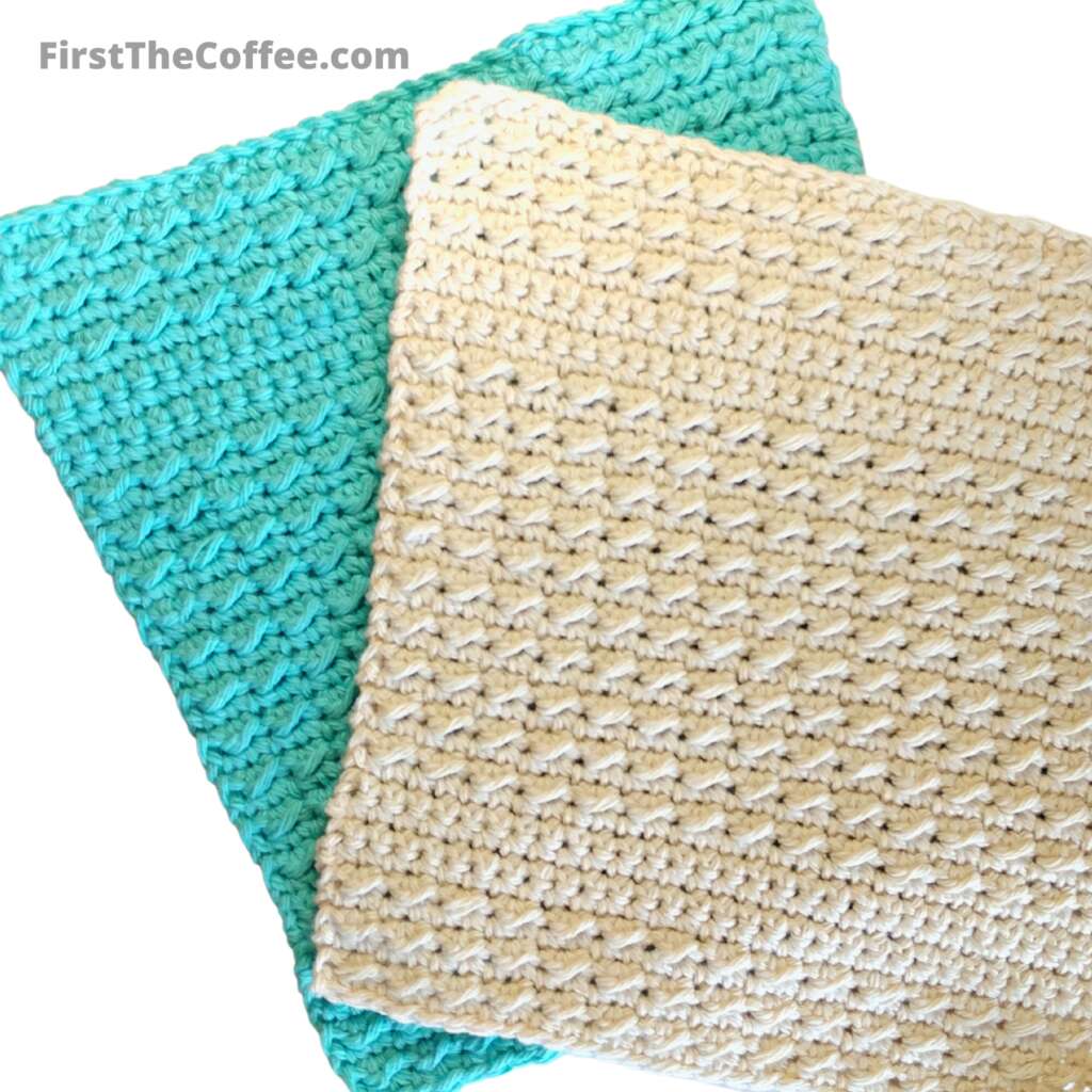 Crochet Cobblestone Dishcloth Pattern