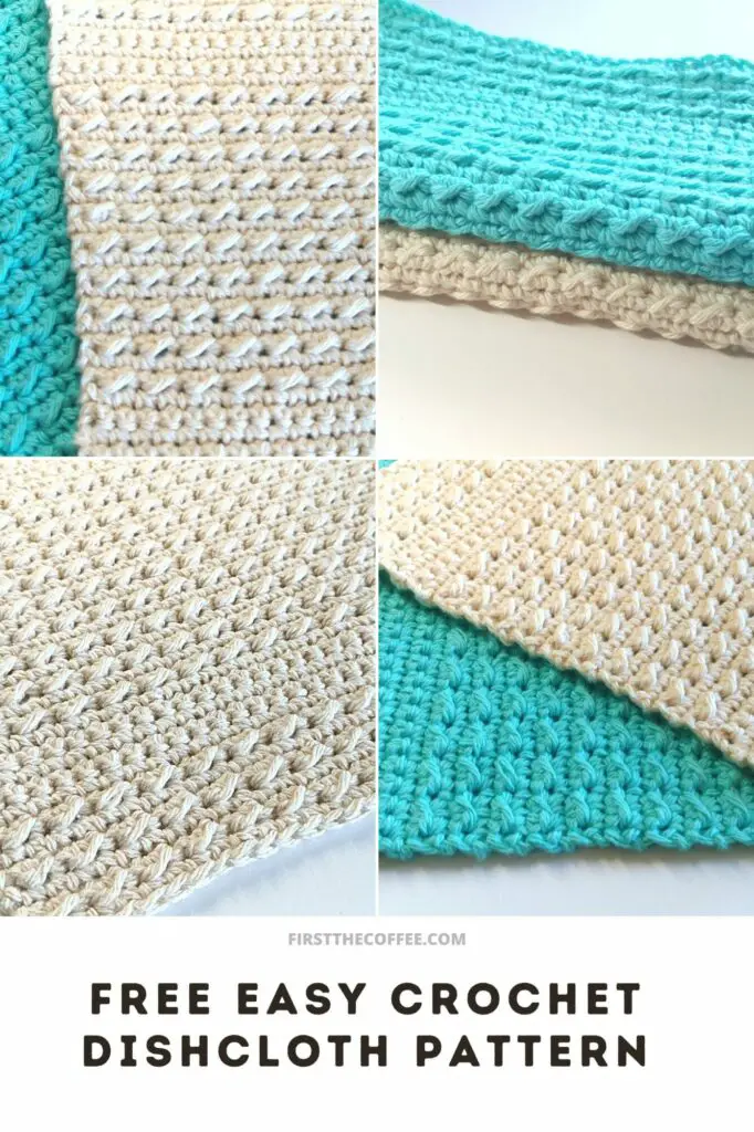 Free Easy Crochet Dishcloth Pattern