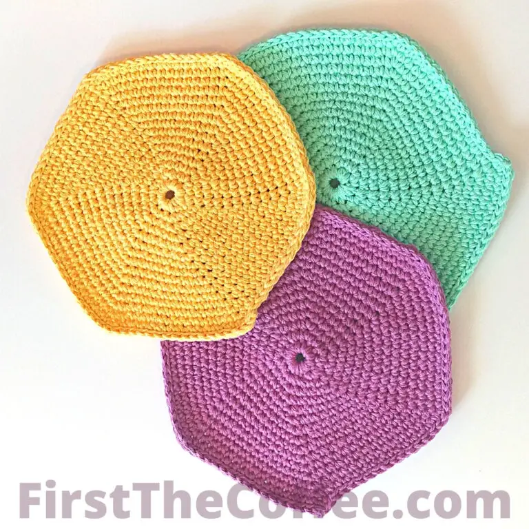 Free Pinwheel Crochet Dishcloth Pattern
