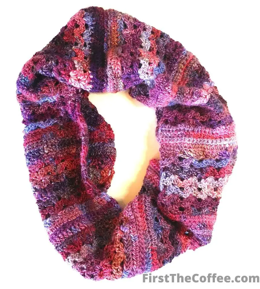Roslin Crochet Infinity Scarf