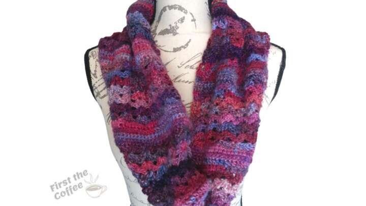 Roslin Crochet Infinity Scarf