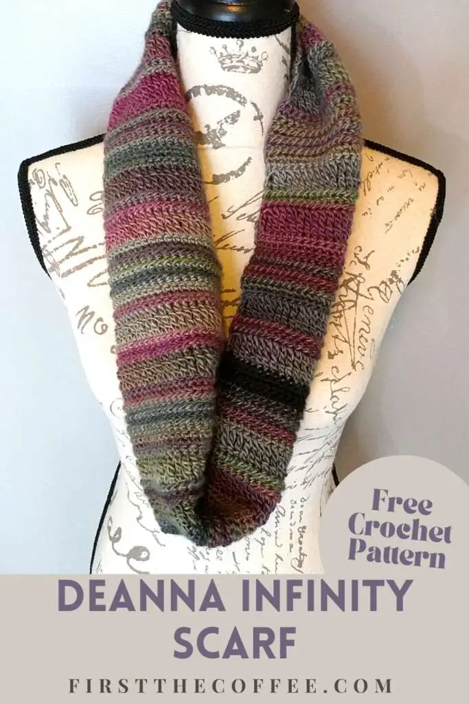 DeAnna Infinity Scarf Free Crochet Pattern