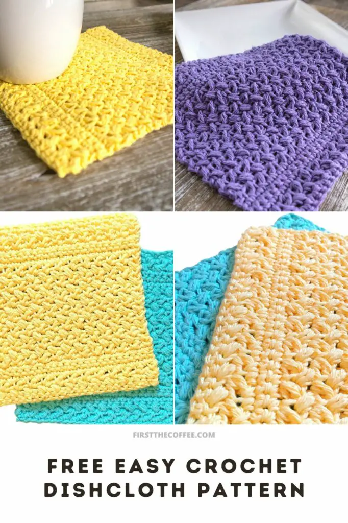 Free Easy Crochet Dishcloth Pattern