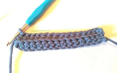 Full Row of Half Double Crochet Back Loop Only Stitches