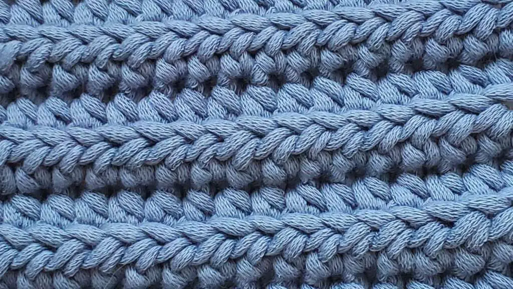 Half Double Crochet Back Loop Only Stitch