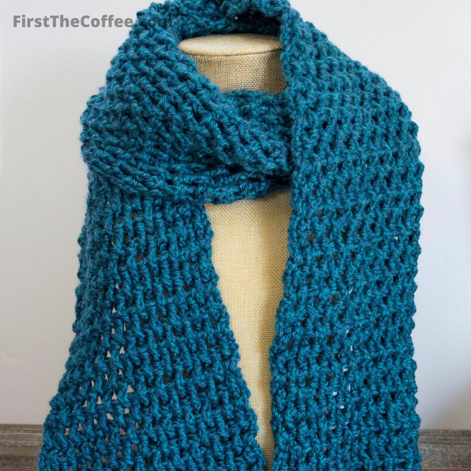 DeAnna Infinity Scarf Crochet Pattern - First The Coffee Crochet