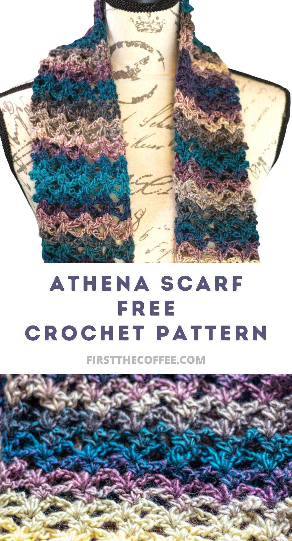 Athena Scarf Crochet Pattern