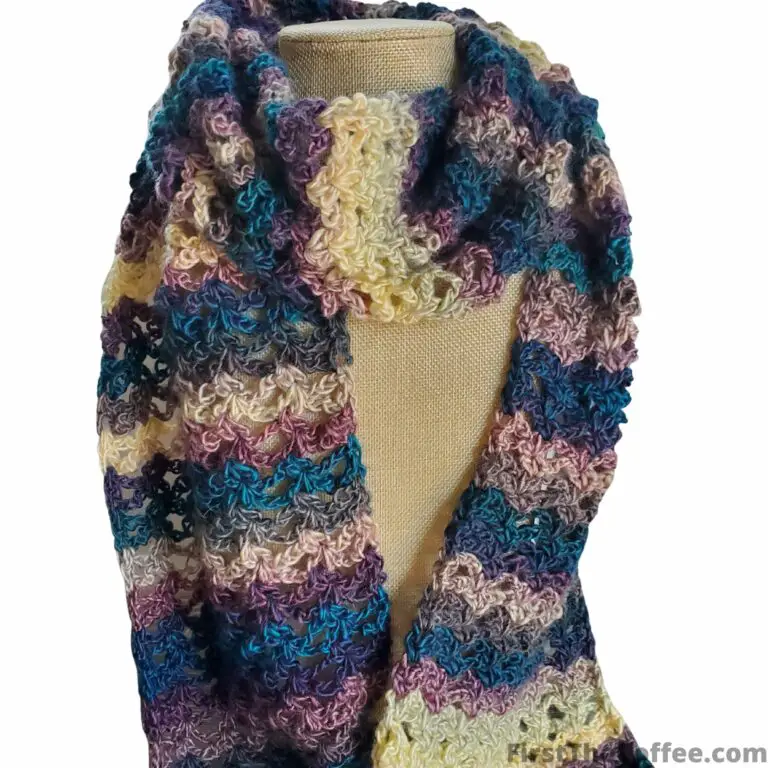 Athena Lacey Crochet Scarf Pattern