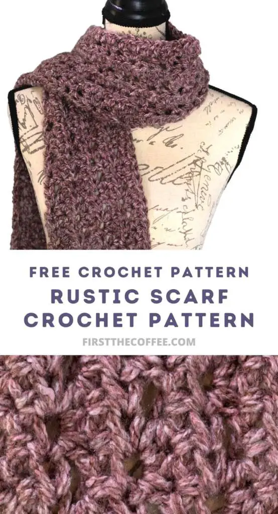 Free Crochet Scarf Pattern - Rustic Scarf