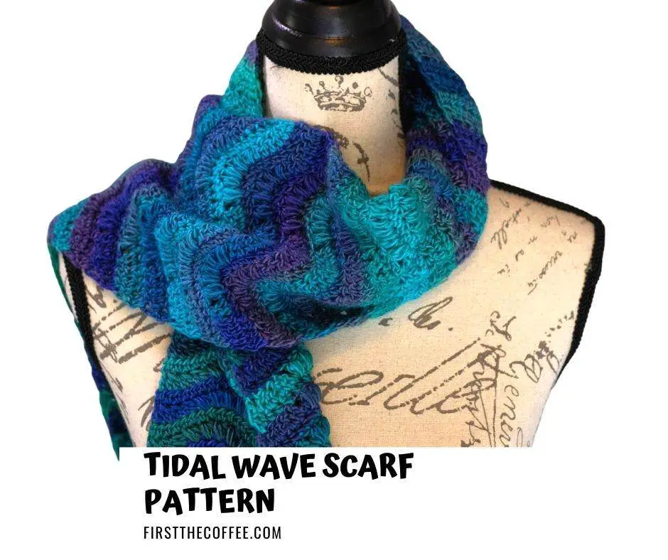 Tidal Wave Scarf Pattern