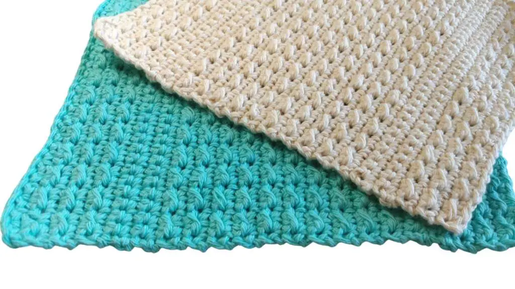 Cobblestone Stitch Crochet Dishcloth