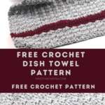 Free Crochet Dishtowel Pattern