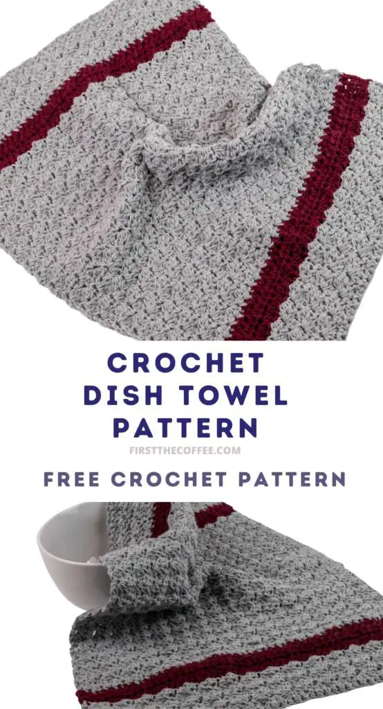 Combo Stitch Crochet Dish Towel Pattern