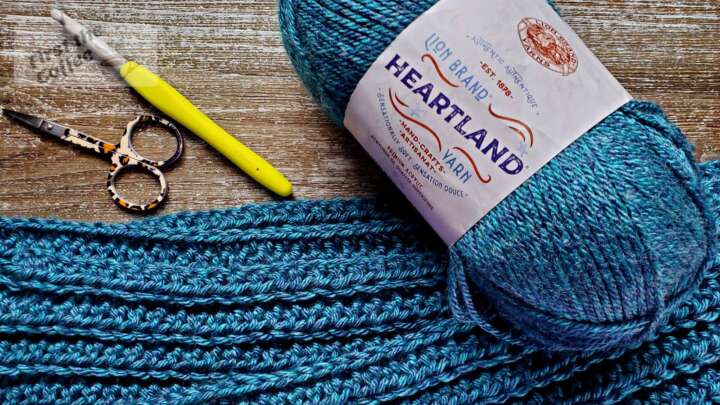 Easy Half Double Crochet Scarf: Free Pattern - First The Coffee Crochet