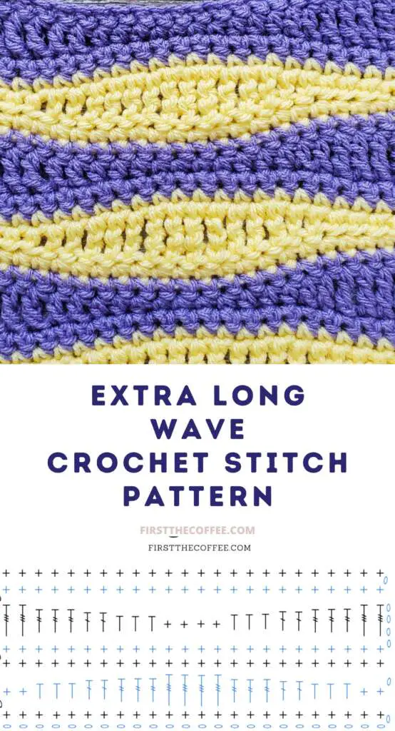 Extra Long Crochet Wave Stitch Pattern