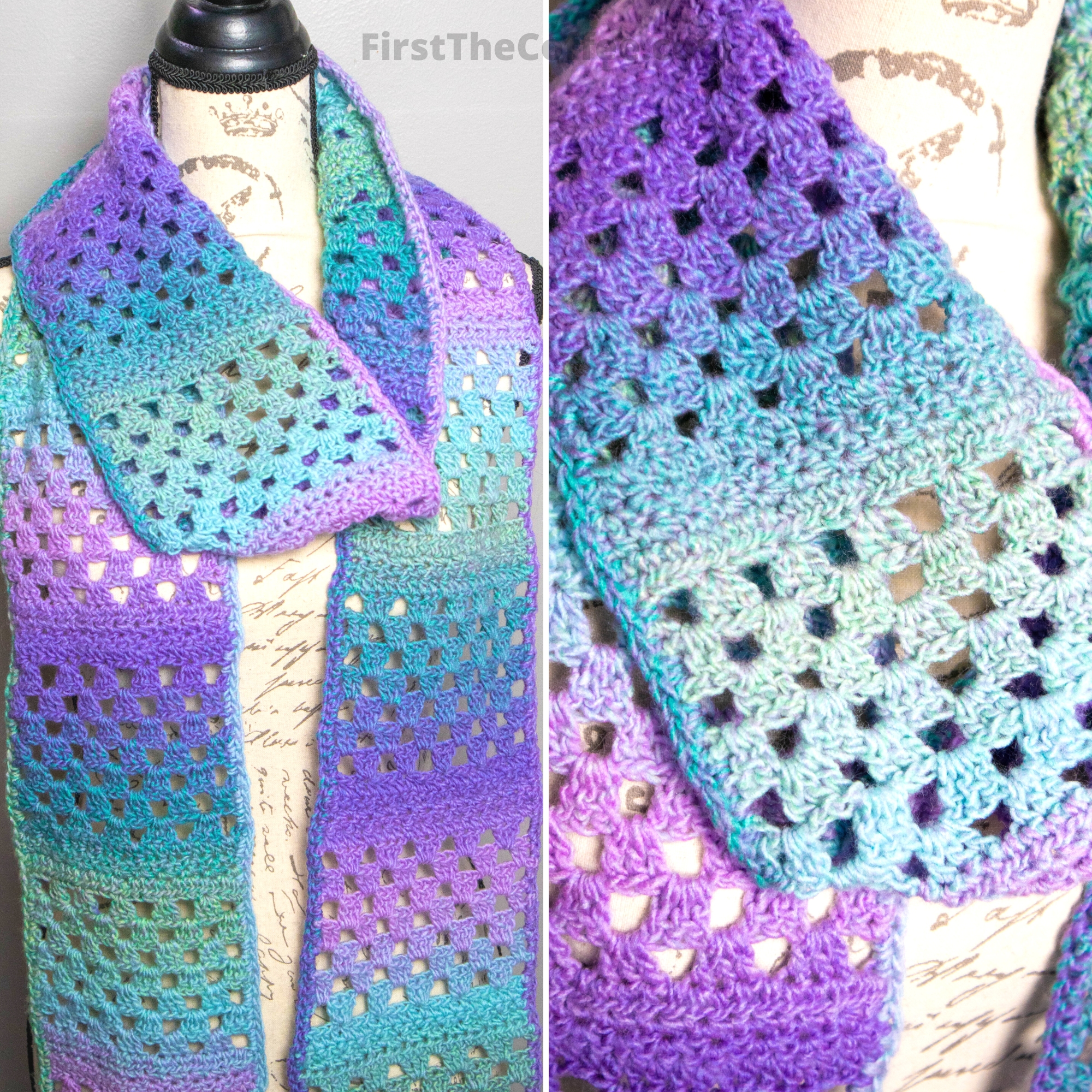 Granny's Grits Scarf Pattern