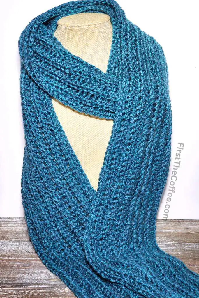 Quick and Easy Half Double Crochet Scarf Pattern
