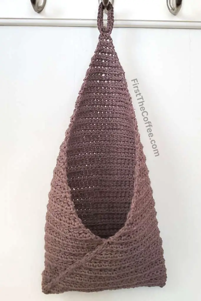 DIY Crochet Hanging Basket Pattern
