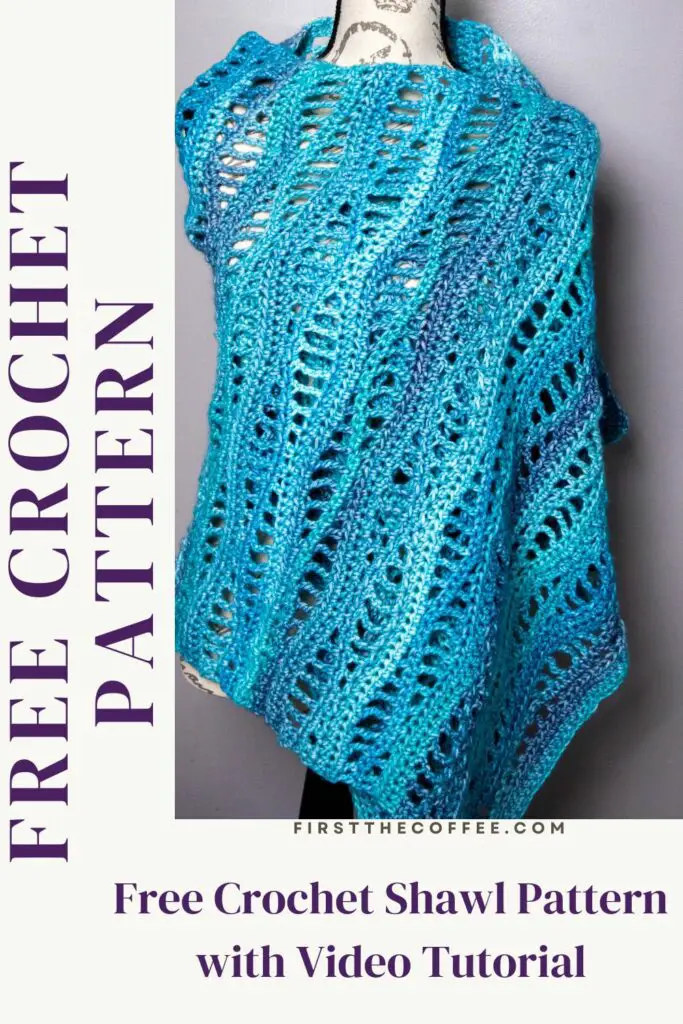 Free Crochet Shawl Pattern with Video Tutorial
