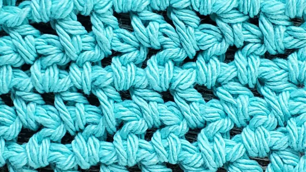 How to do a Half Double Crochet Moss Stitch