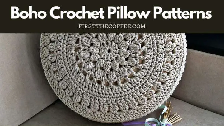 Boho Crochet Pillow Patterns