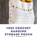Free Crochet Hanging Storage Pouch Pattern