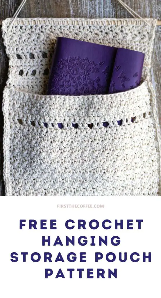 Crochet Hanging Storage Pouch Pattern