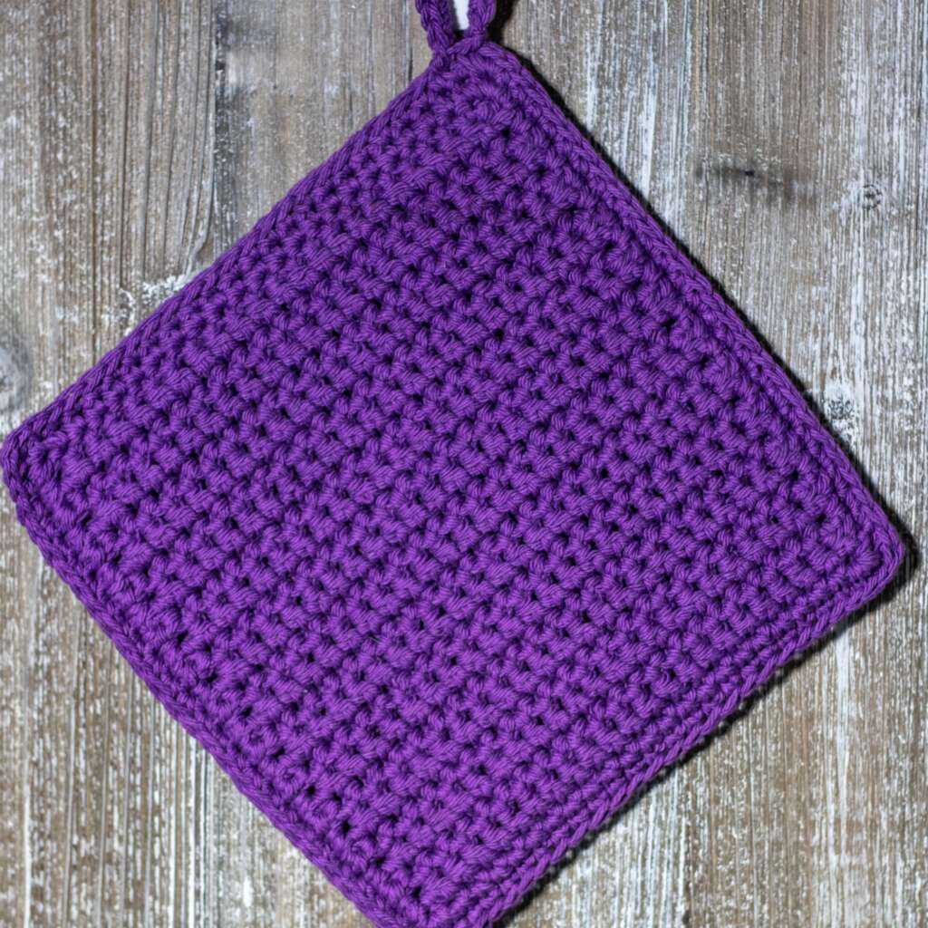 Double Thick Crochet Hot Pad Pattern