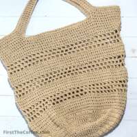 Sierra Market Bag Pattern - First The Coffee Crochet
