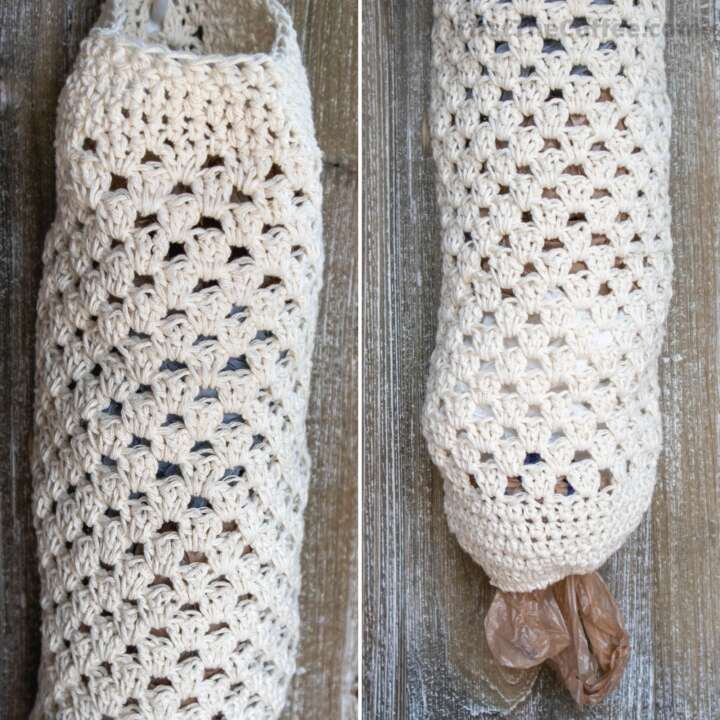 Easy Crochet Plastic Bag Holder Pattern