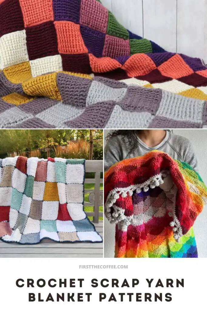 Crochet Scrap Yarn Blanket Patterns