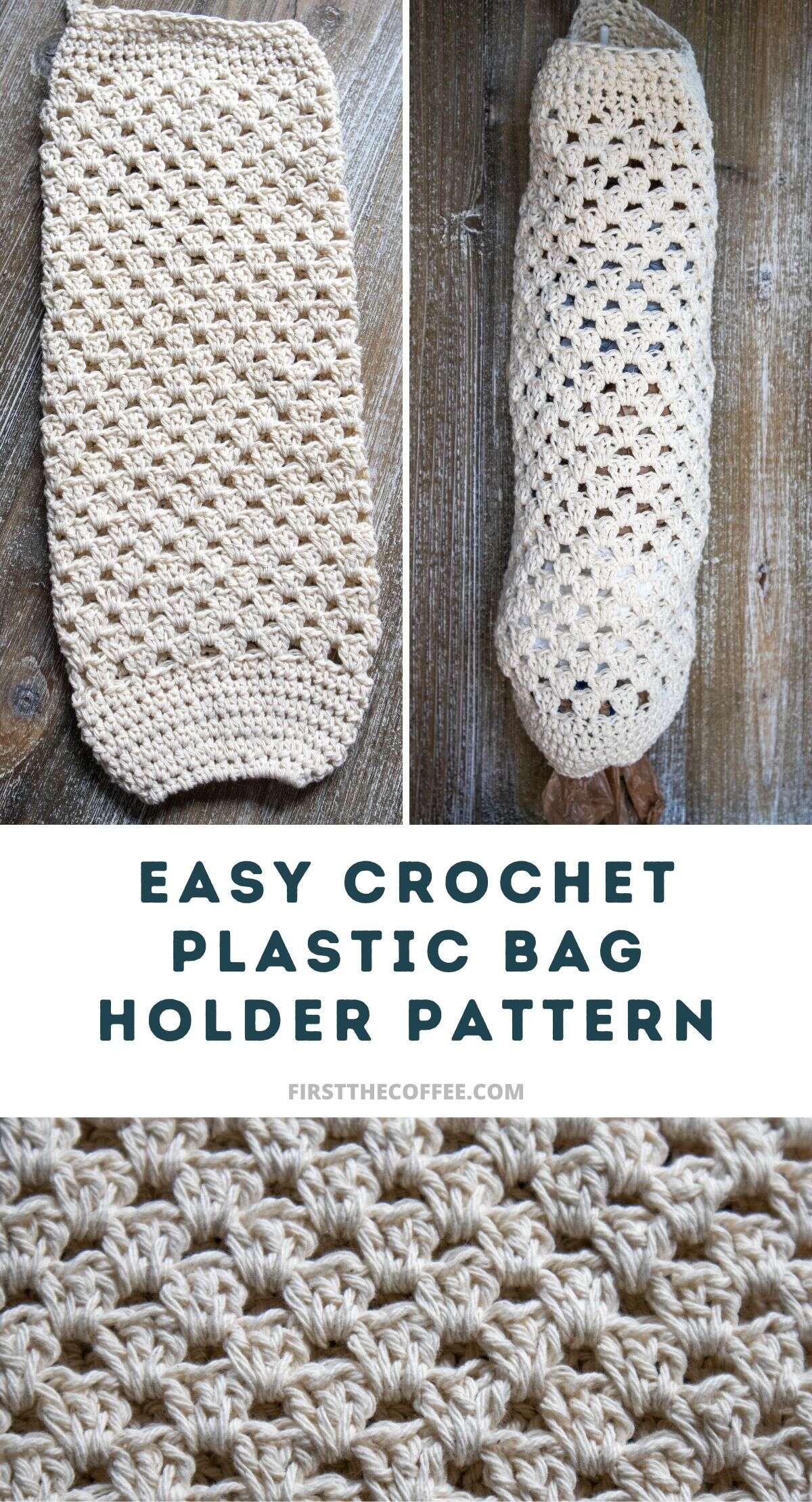 Easy Crochet Plastic Bag Holder Pattern