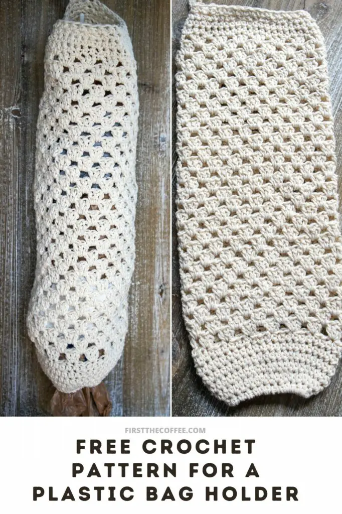 Free Crochet Pattern For a Plastic Bag Holder 