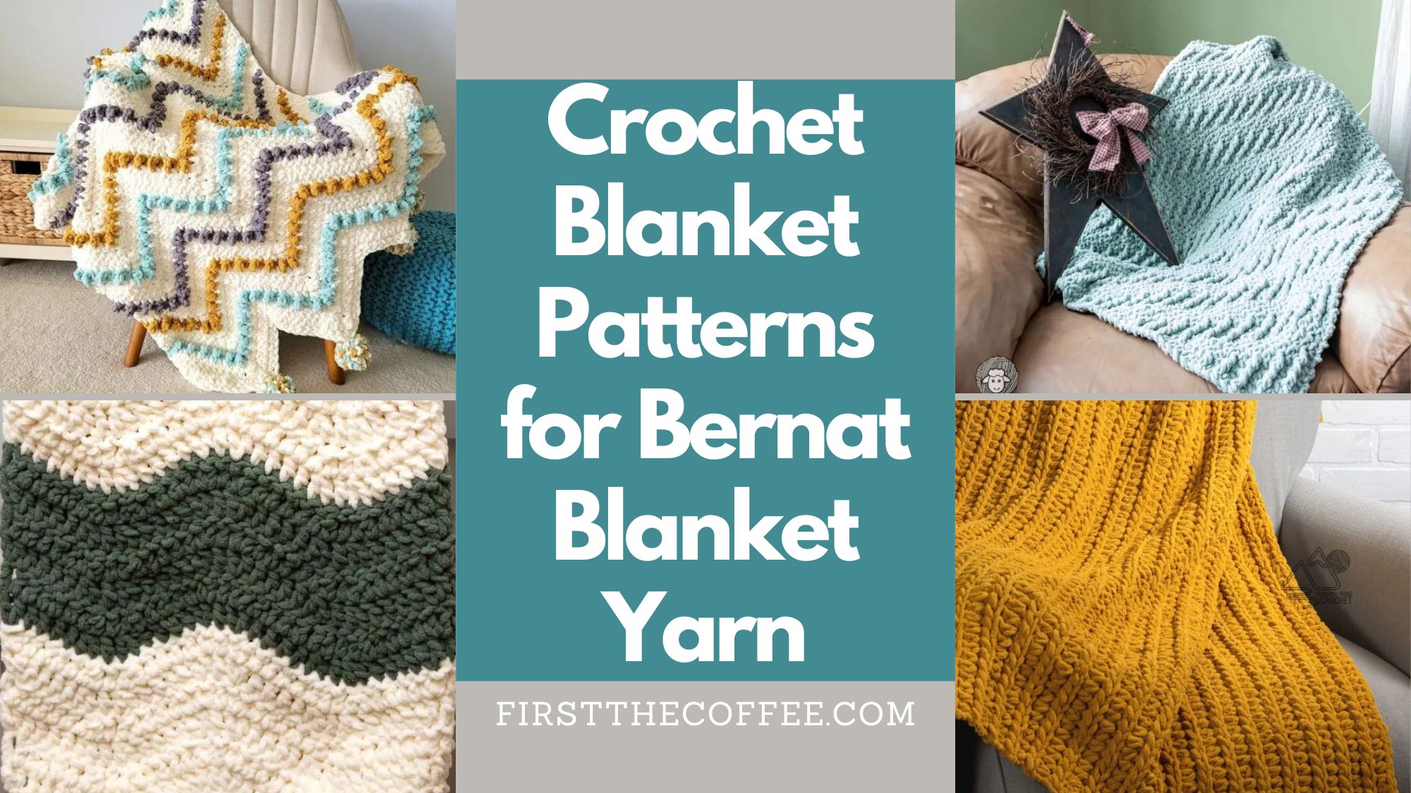 Crochet Blanket Sizes Chart - Carroway Crochet