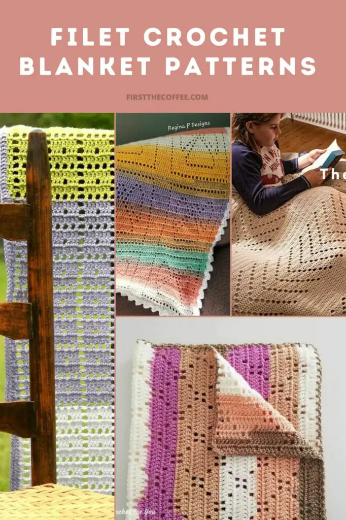 Filet Crochet Blankets