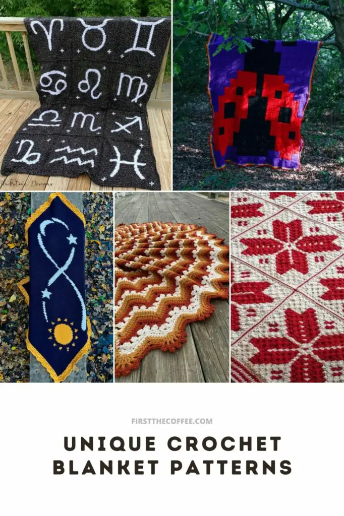 Crochet blanket patterns that are one of a kind.