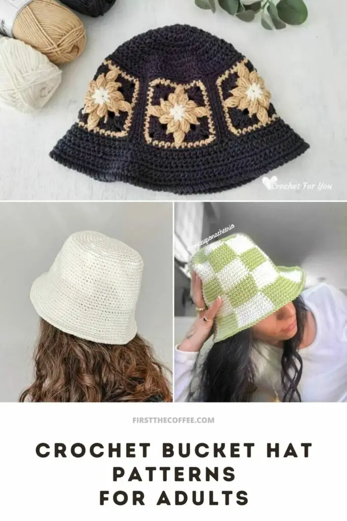 Crochet Bucket Hat Patterns For Adults
