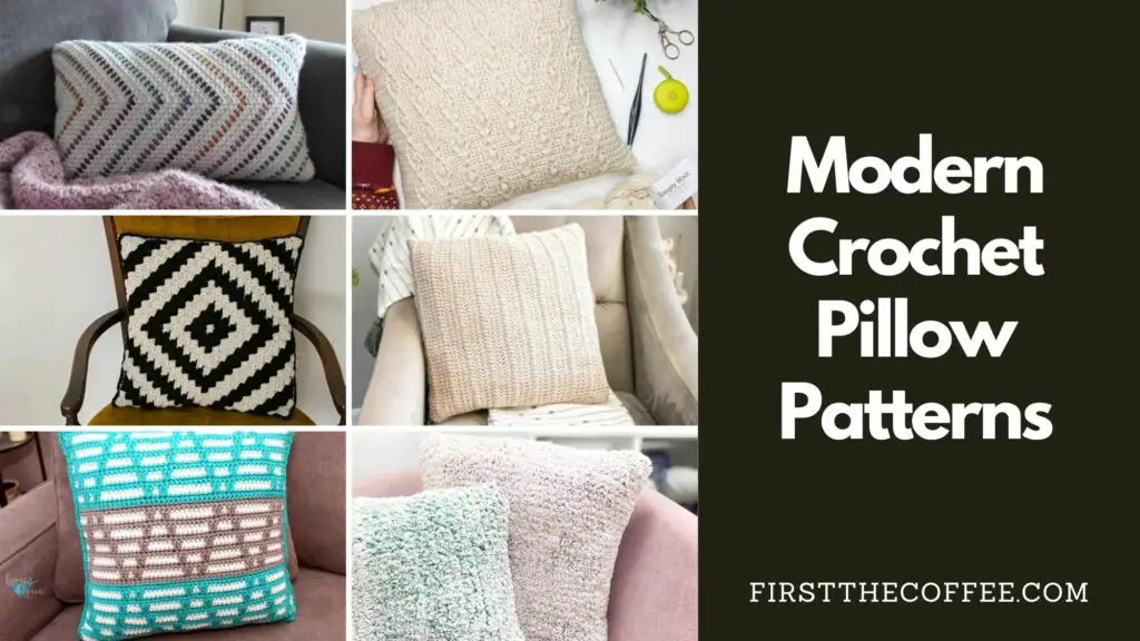 Modern Crochet Pillow Patterns
