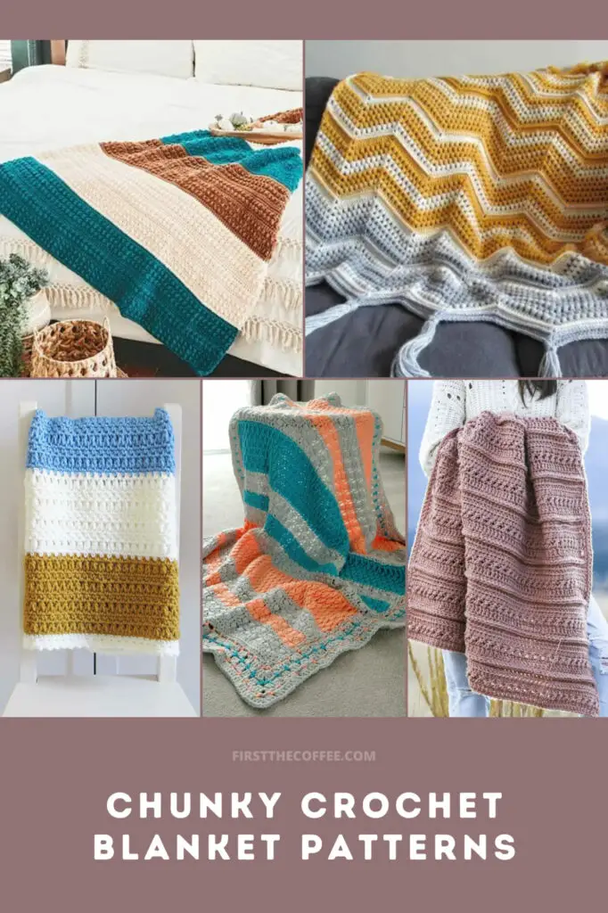Beautiful Chunky Crochet Blanket Patterns