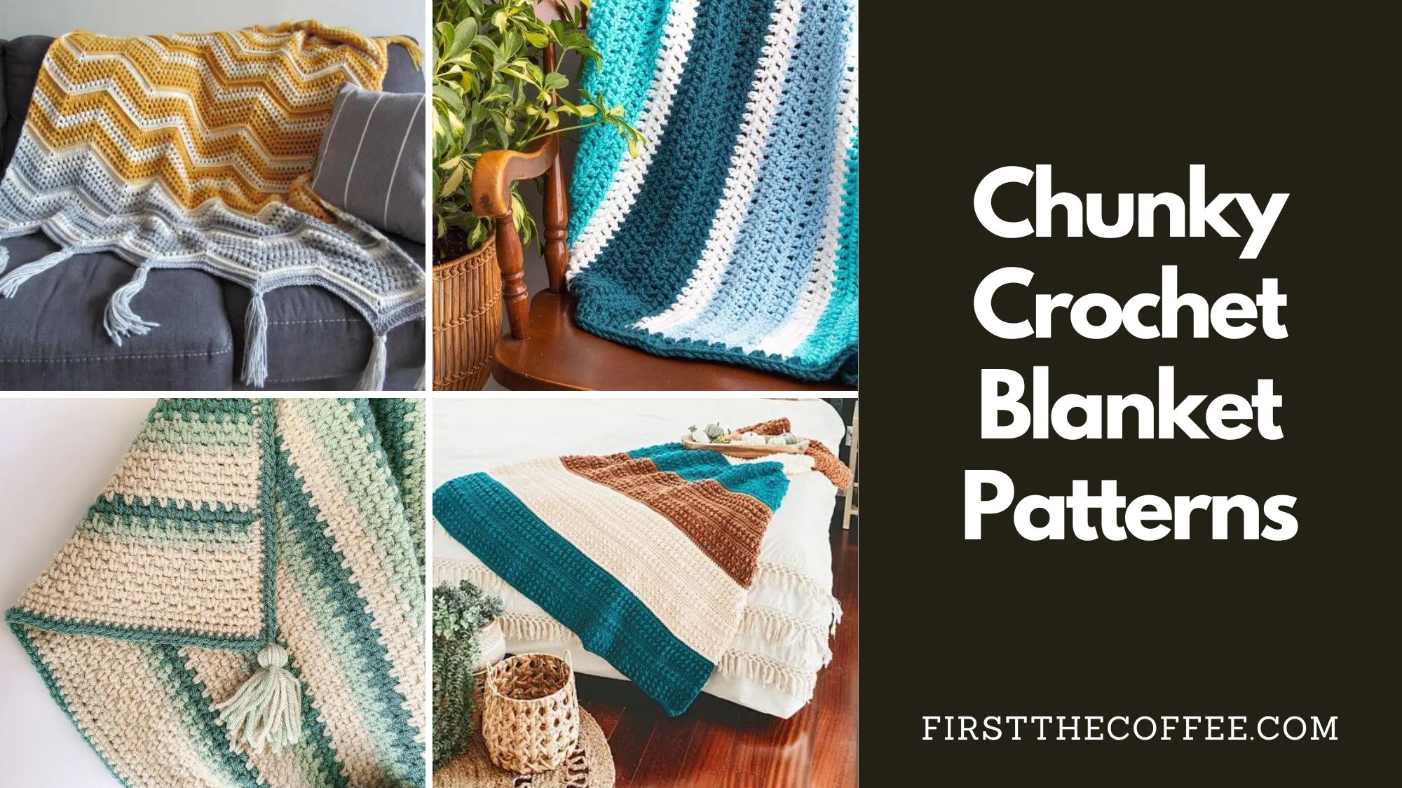 Quick and Chunky Crochet Baby Blanket Pattern - Crafting Each Day