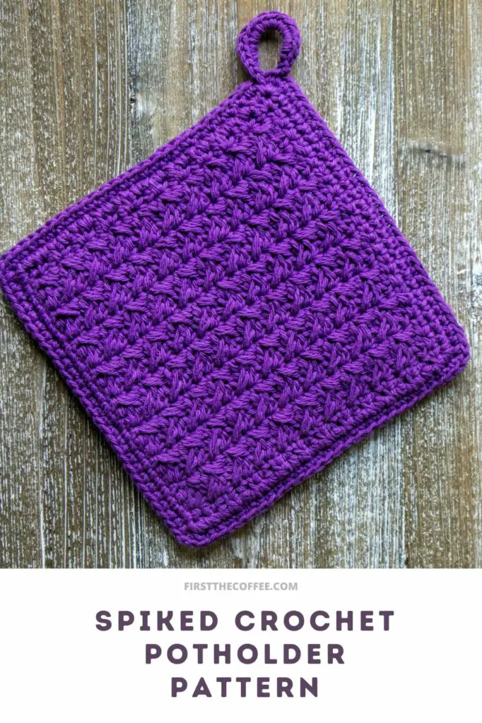 Spiked Crochet Potholder Pattern