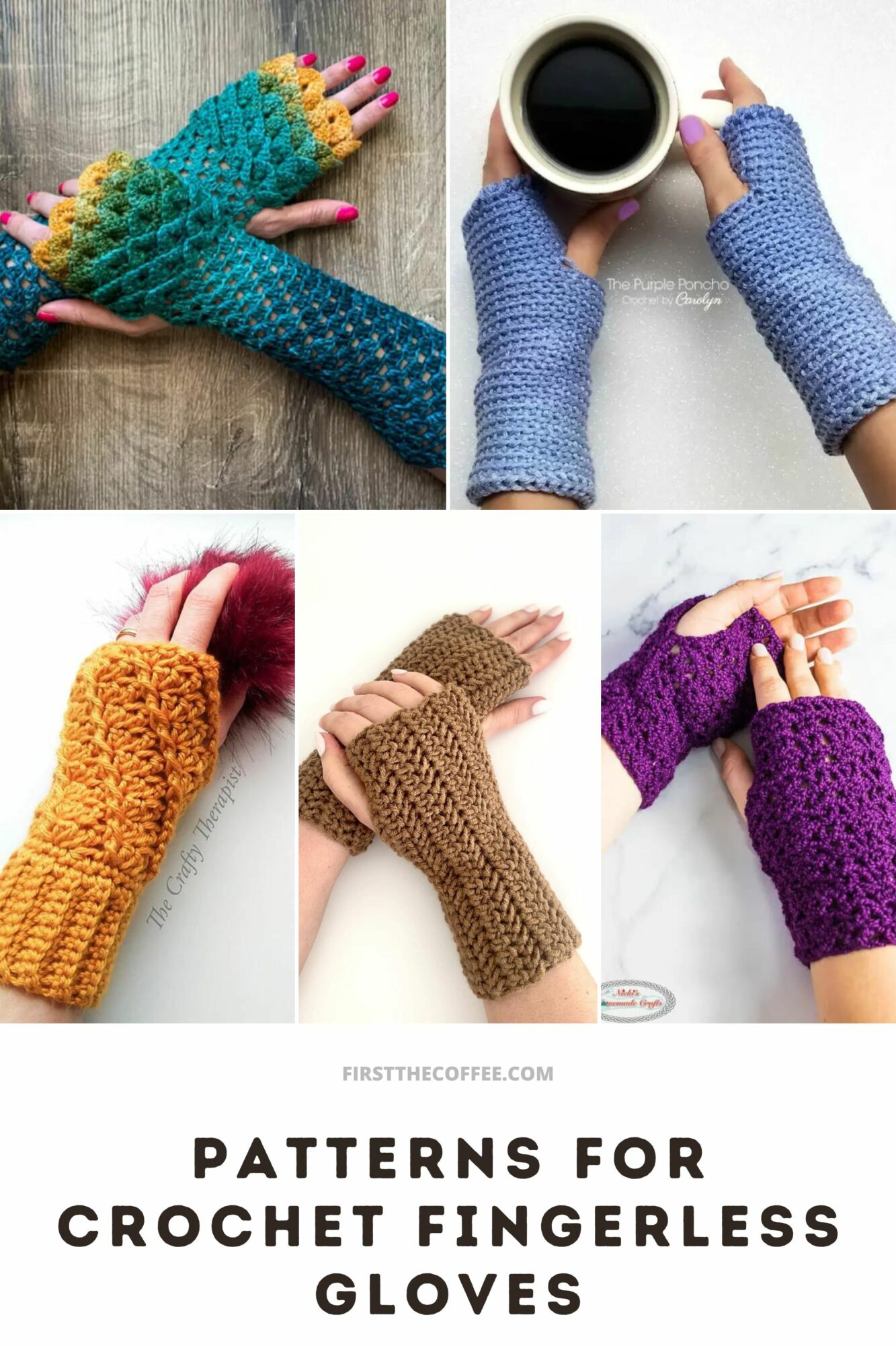 Patterns For Crochet Fingerless Gloves