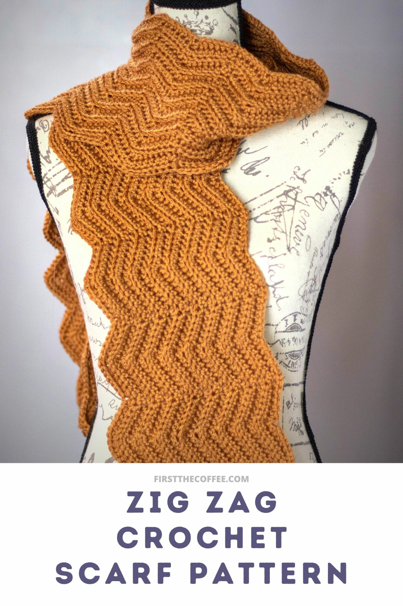 Zig Zag Crochet Scarf Pattern