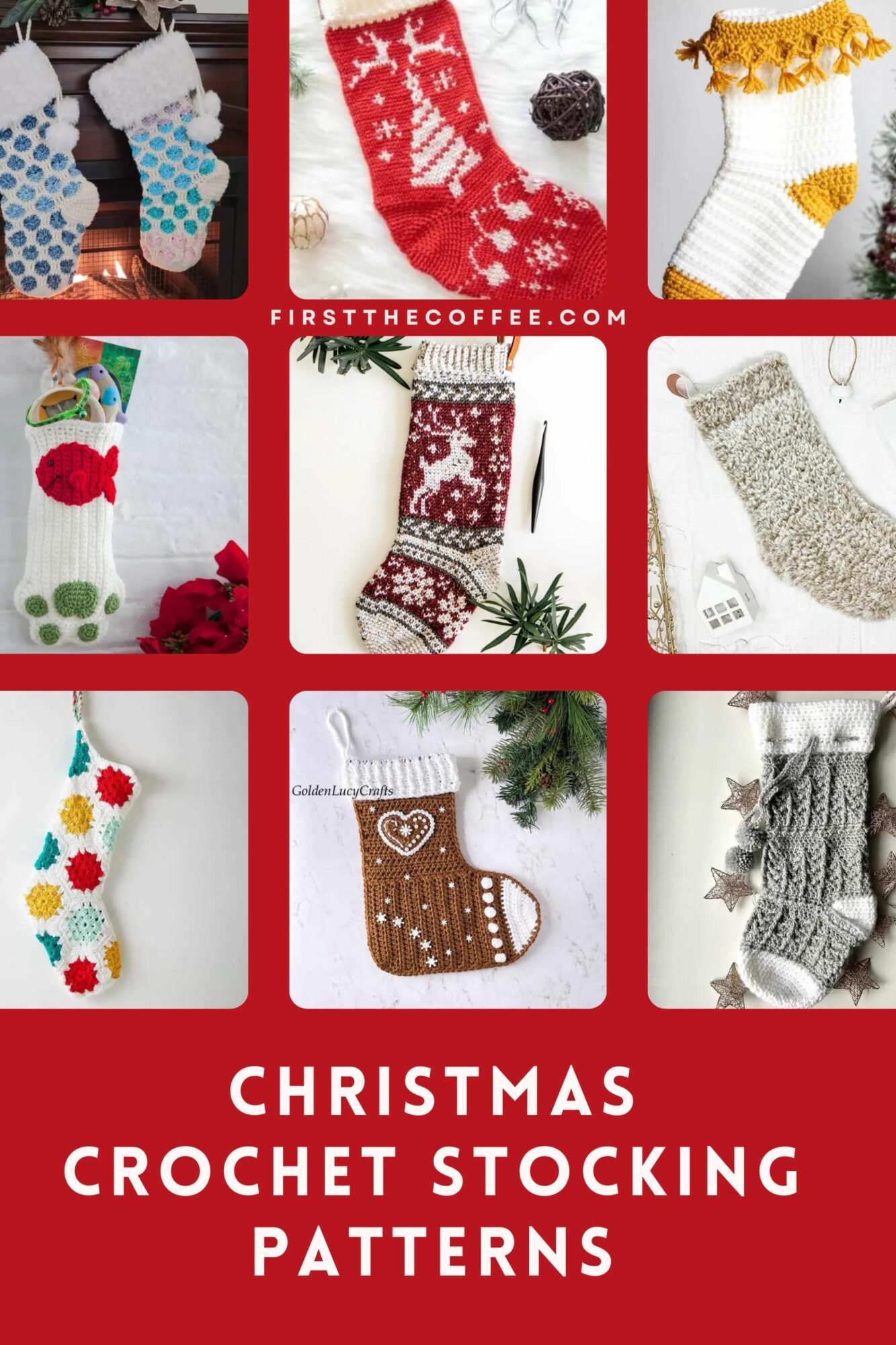 Crochet Christmas Stocking Pattern for the Holidays