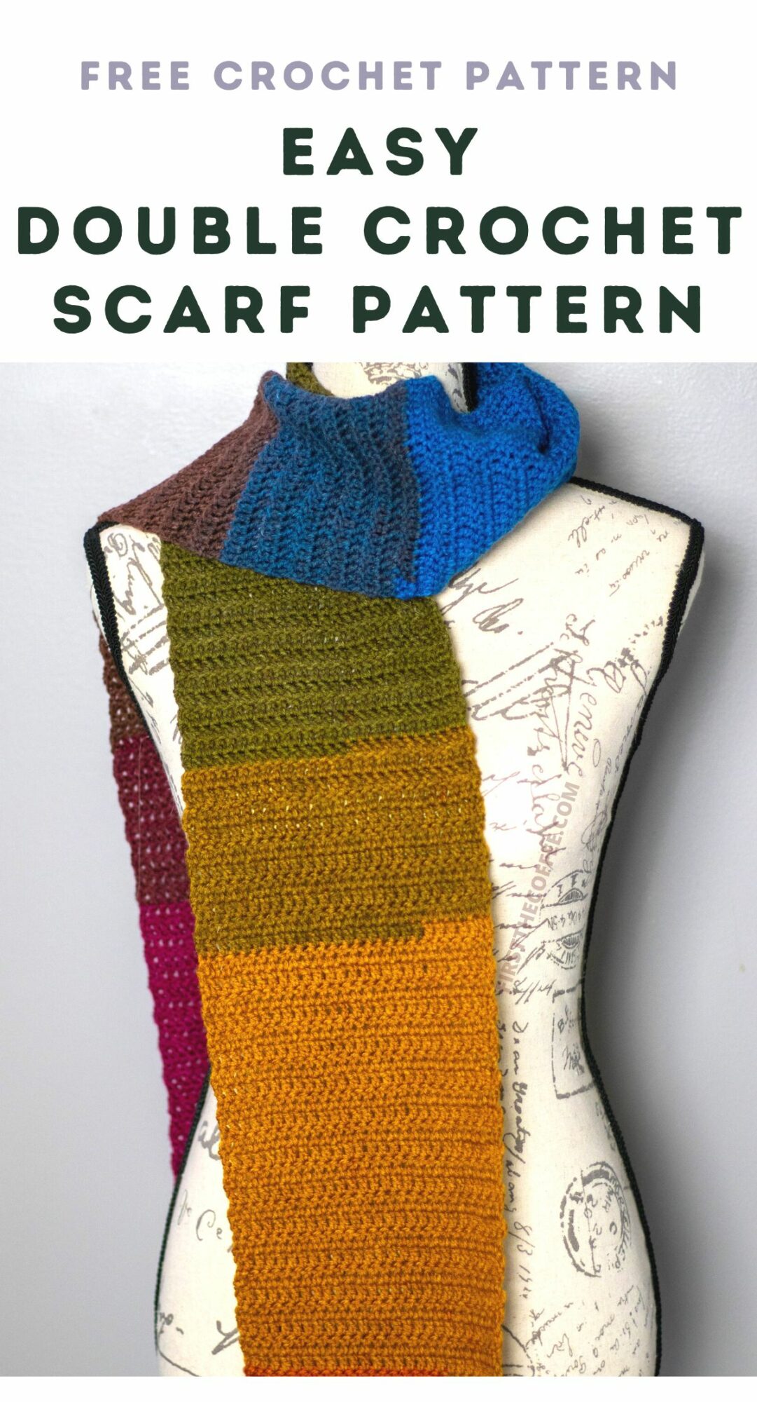 Easy Double Crochet Scarf Pattern